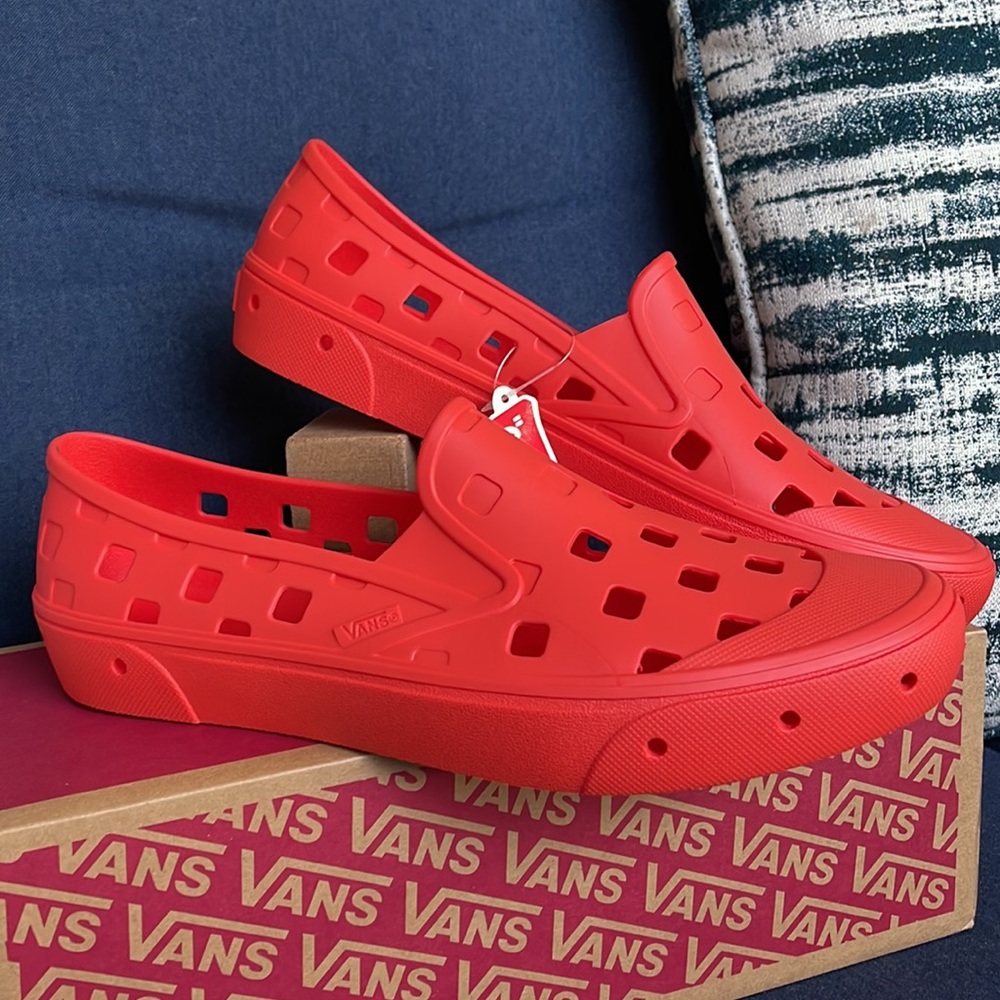 Vans Trek Slip-On Orange MEN`S - Picture 6 of 16